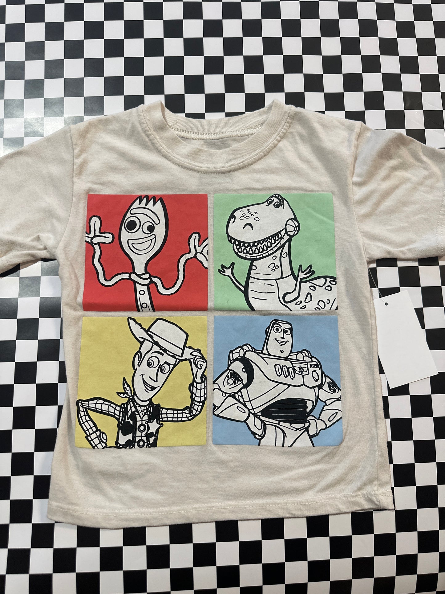 Disney Toy Story shirt size 4 beige