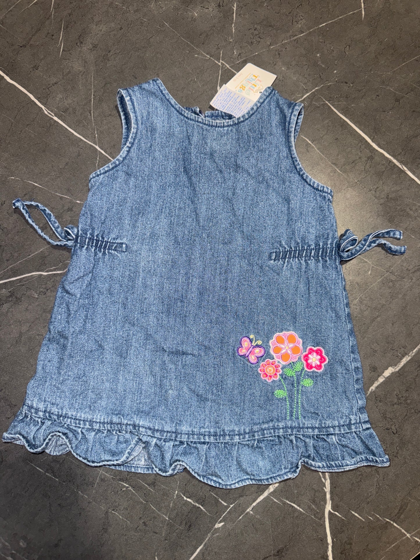 vintage Lee toddler flower denim dress