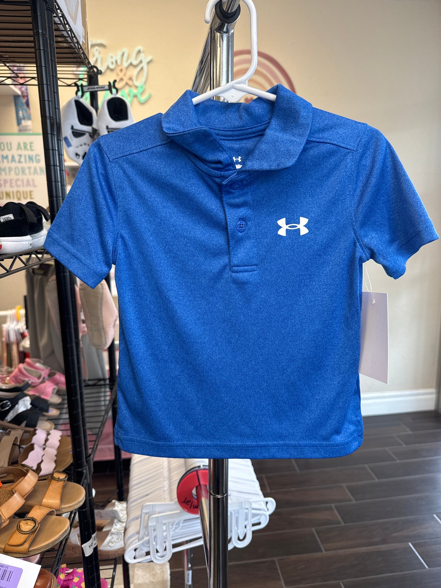 Under Armour boys' matchplay solid polo shirt 2T