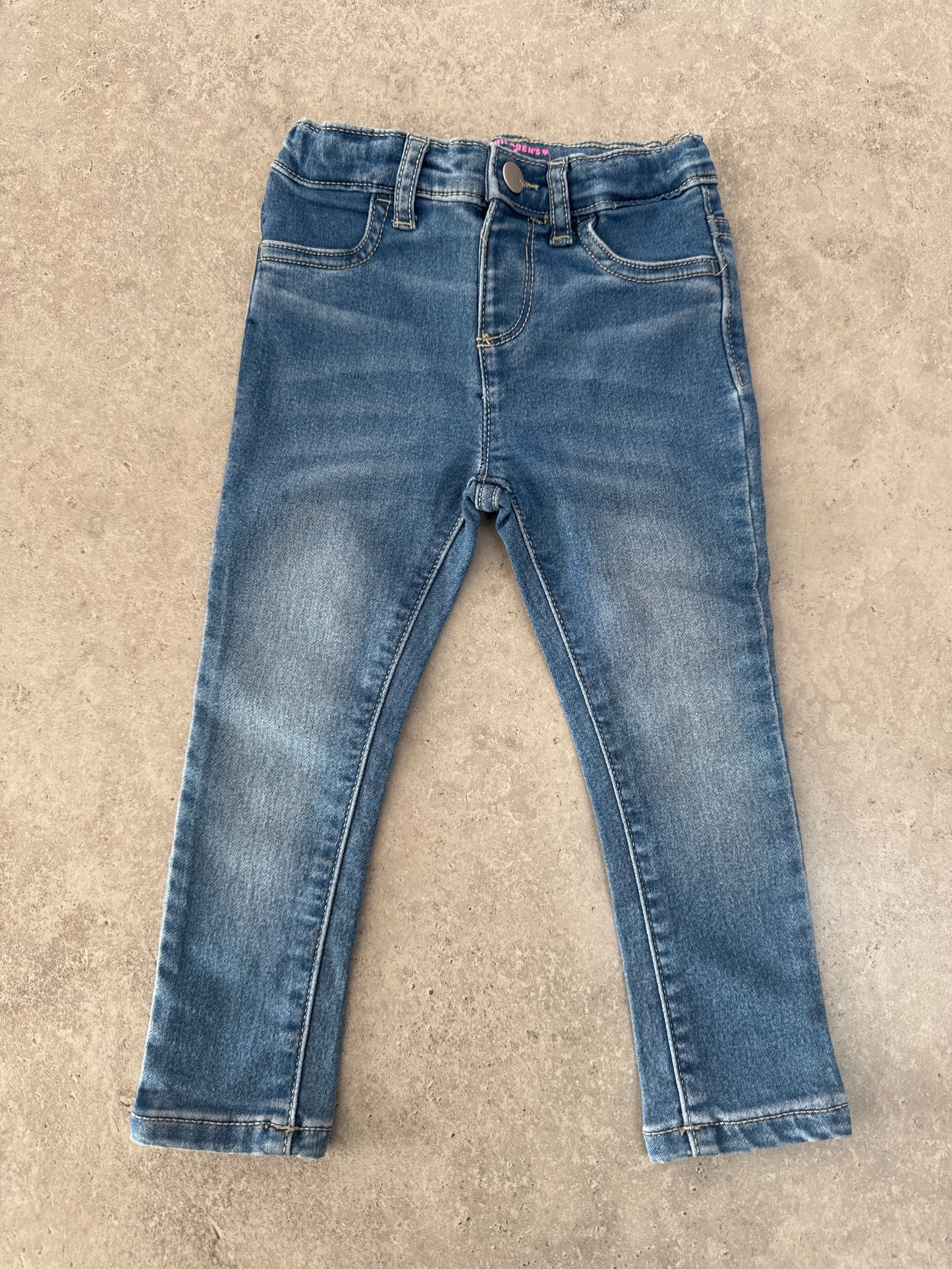 Children's Place legging jeans in a light blue jeans