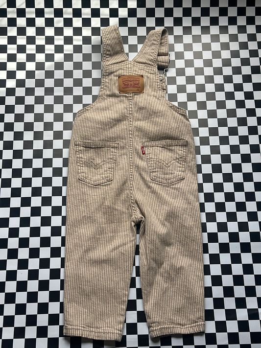 Levi striped overalls size 24M