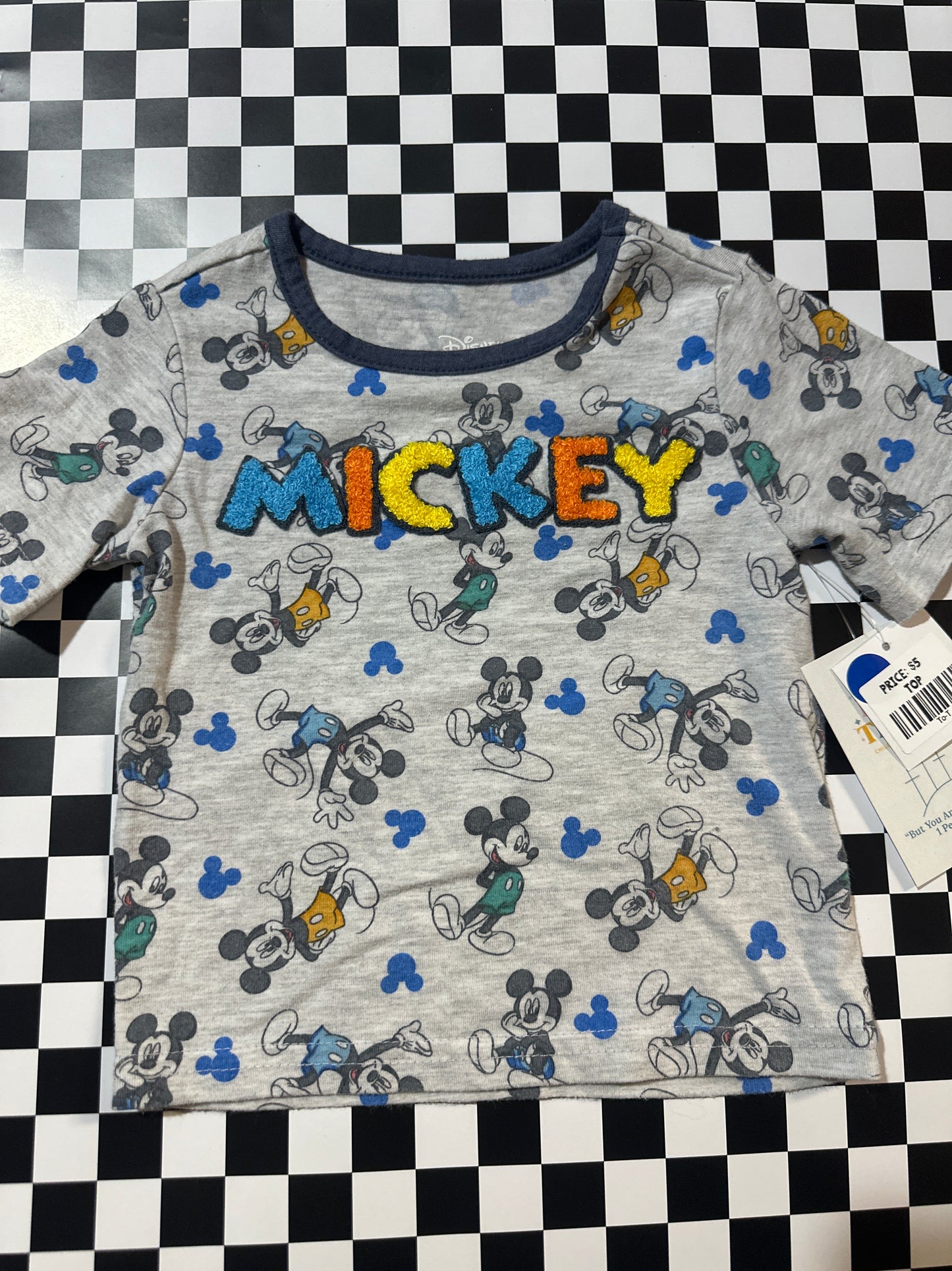 Disney Mickey boys Tshirt size 12 months multicolor