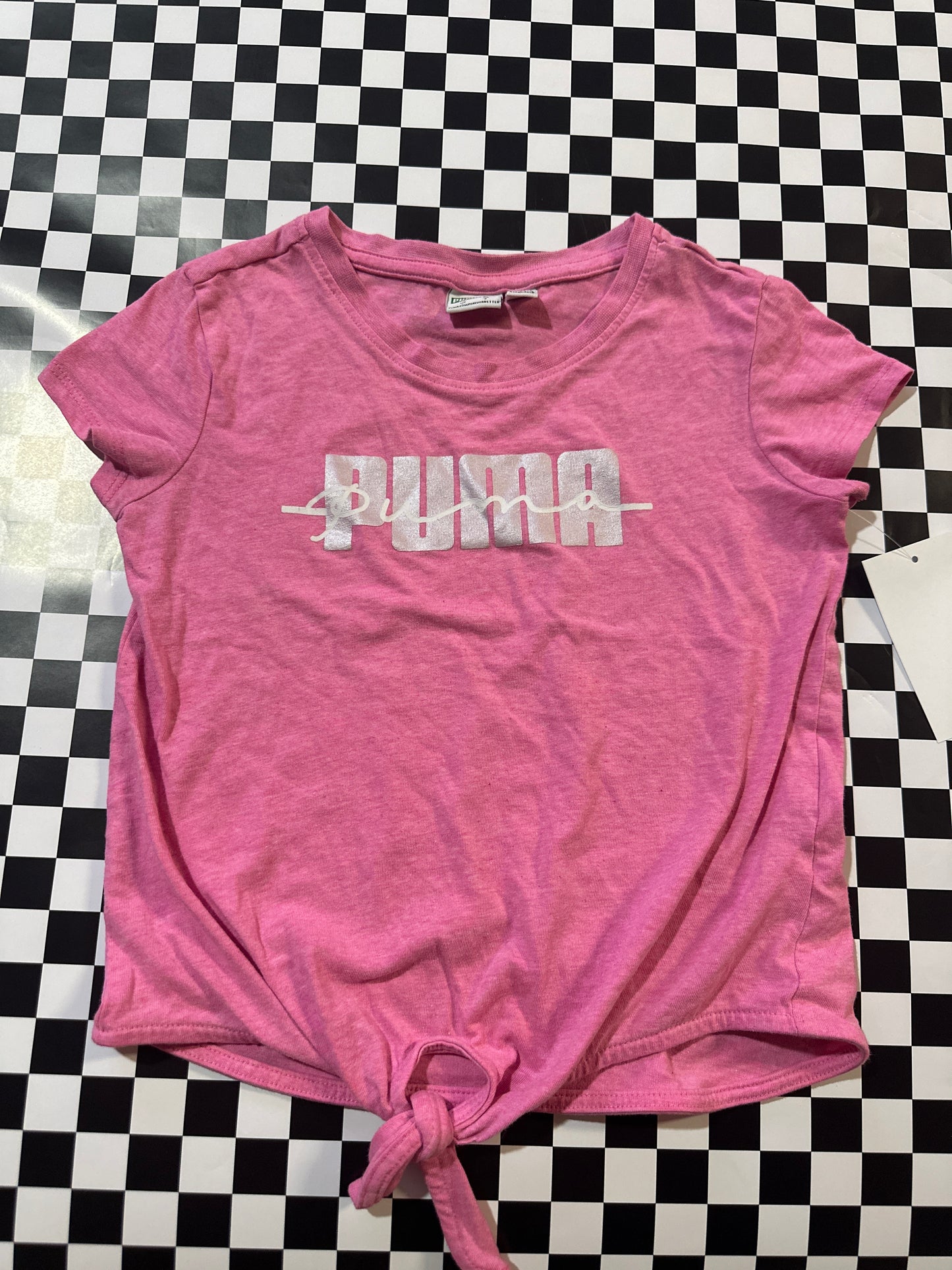 Puma girls pink shirt size 6