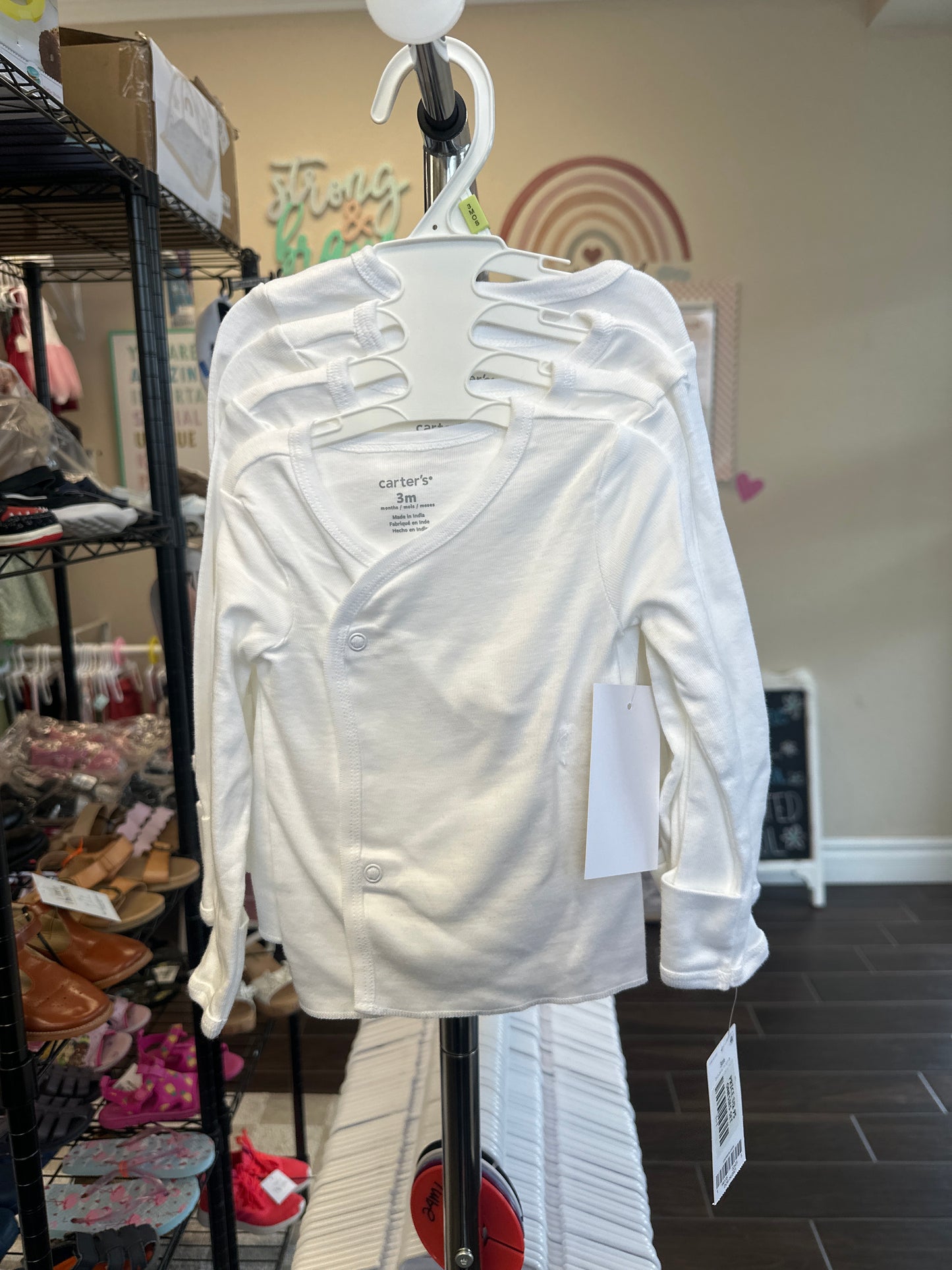 NWT Carters long sleeve 4 pack set 3m