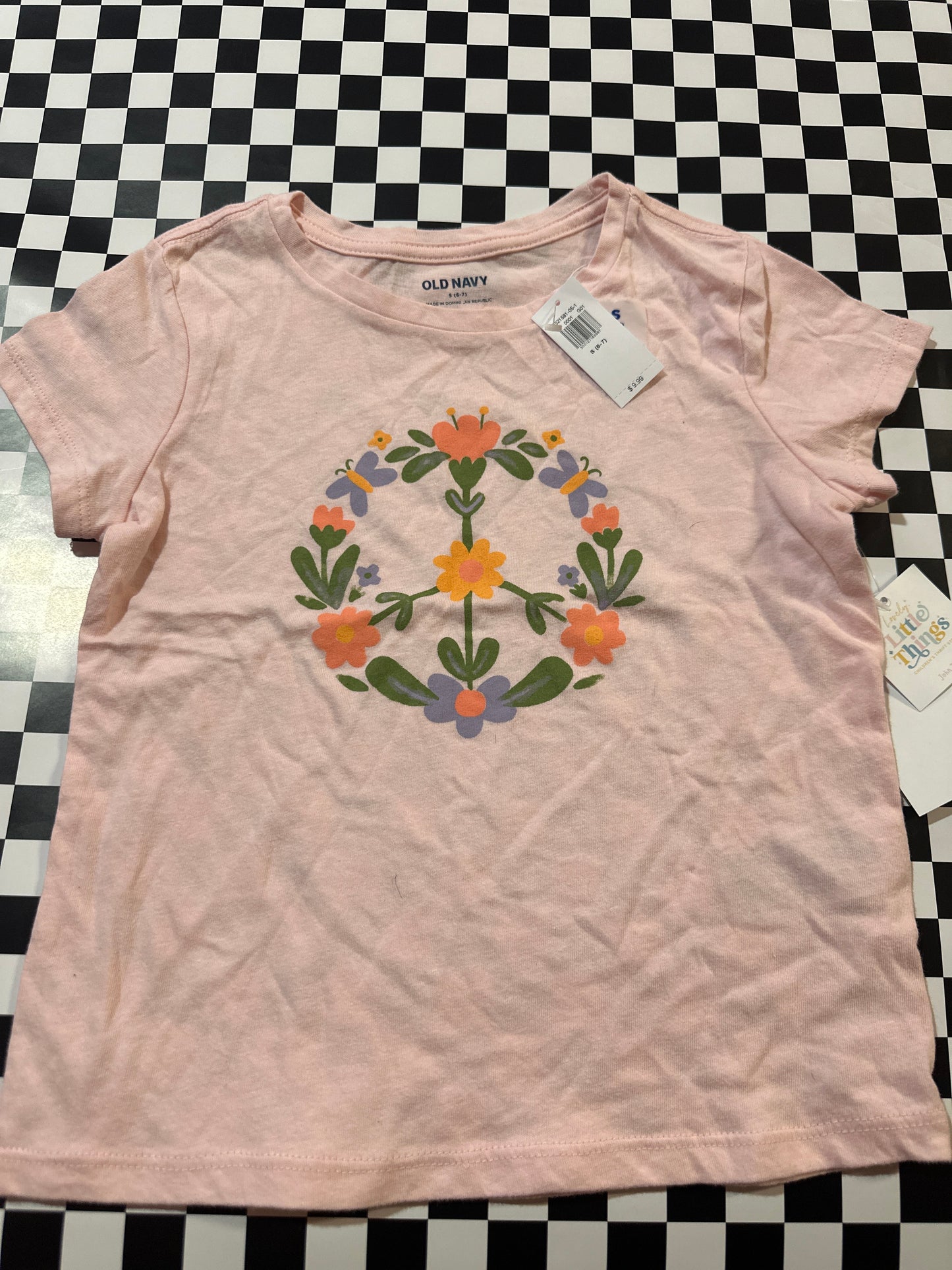 Old Navy girls shirt size 6-7 pink