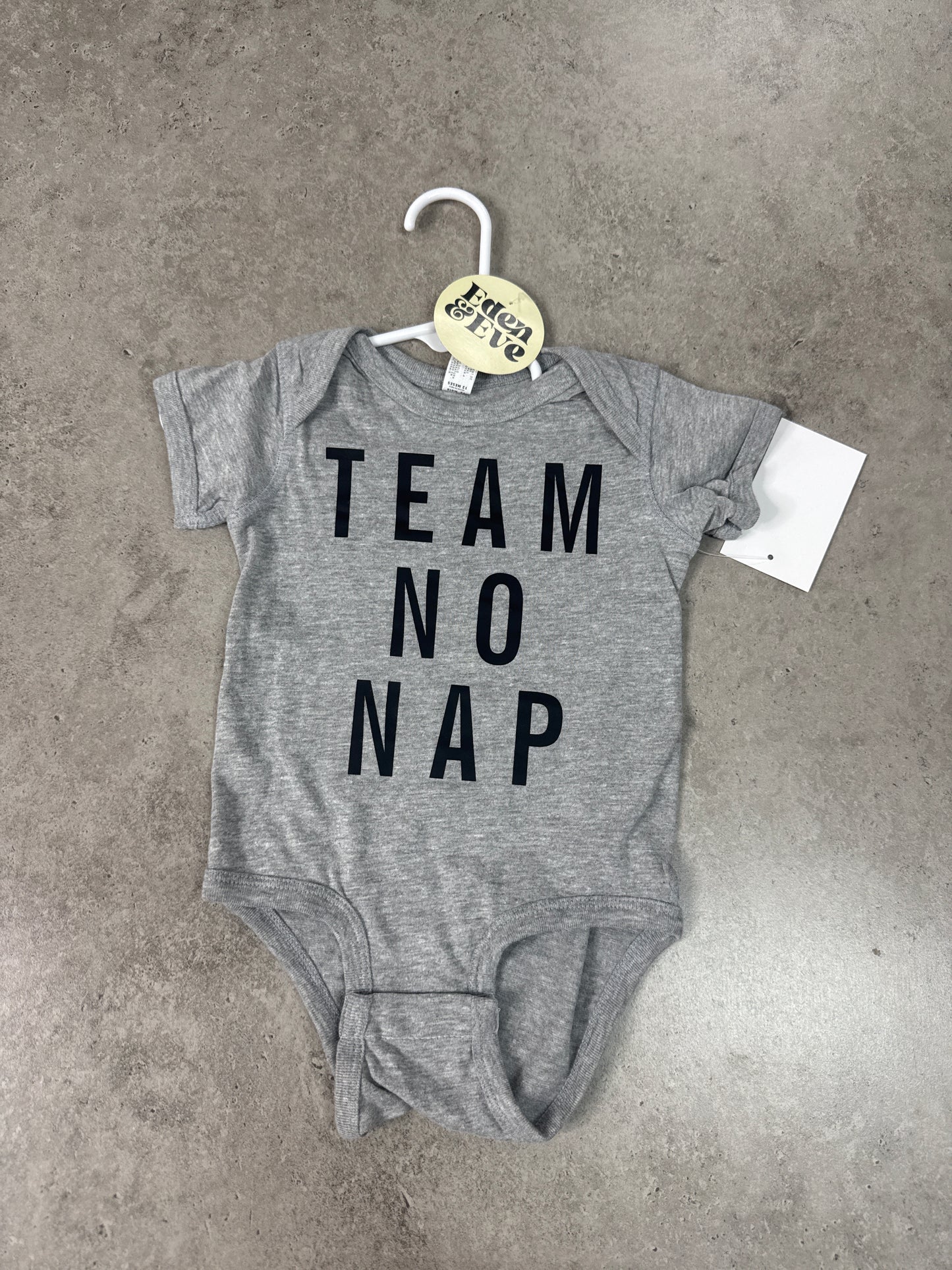 NWT Eden & Eve bodysuit team no nap
