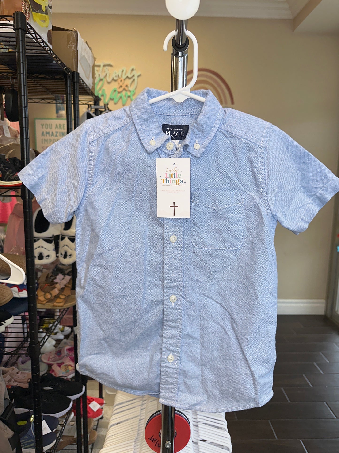 Short sleeve button down children’s place 5T