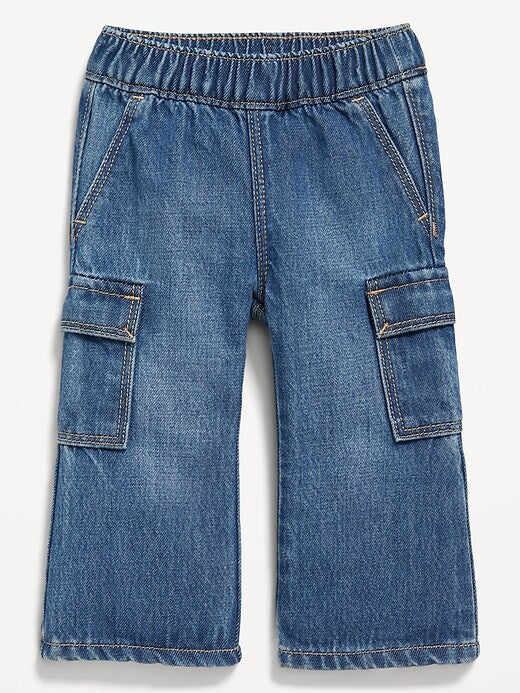 Old Navy wide leg cargo jeans 