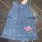 vintage Lee toddler flower denim dress