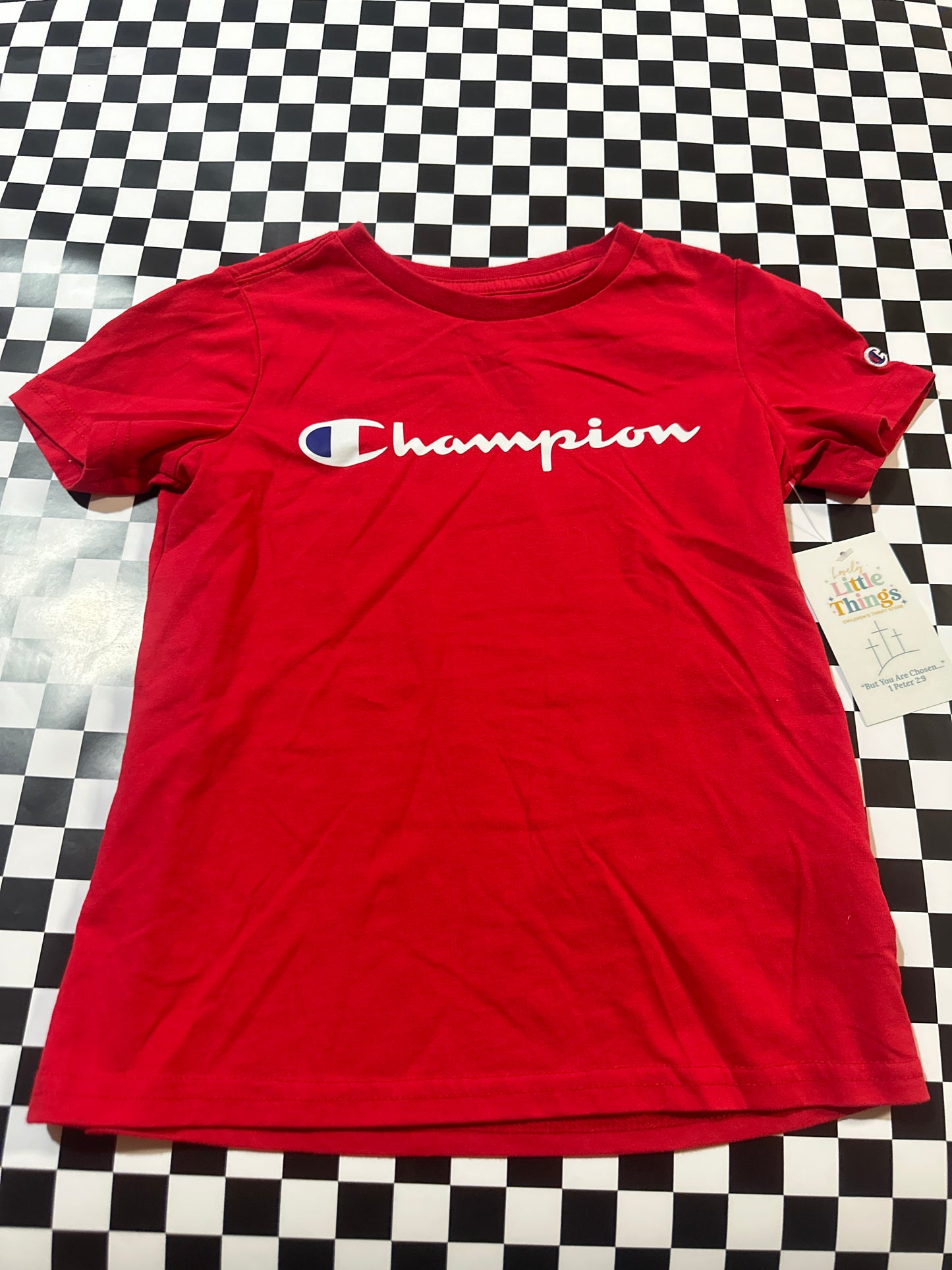 Champion boys Tshirt size 6 red