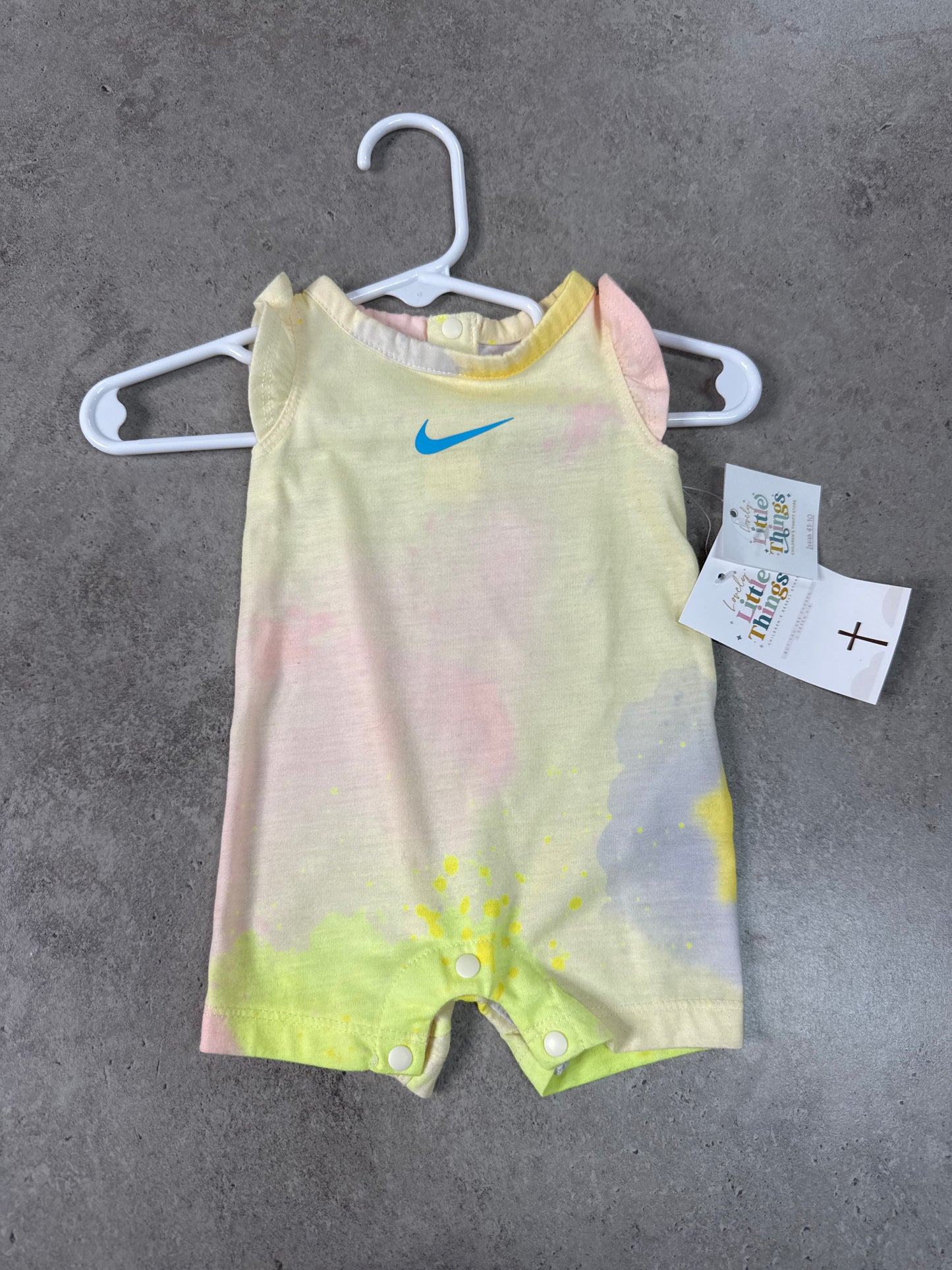 Nike baby tie-dye romper