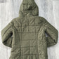 New York & Company green hooded puffer jacket