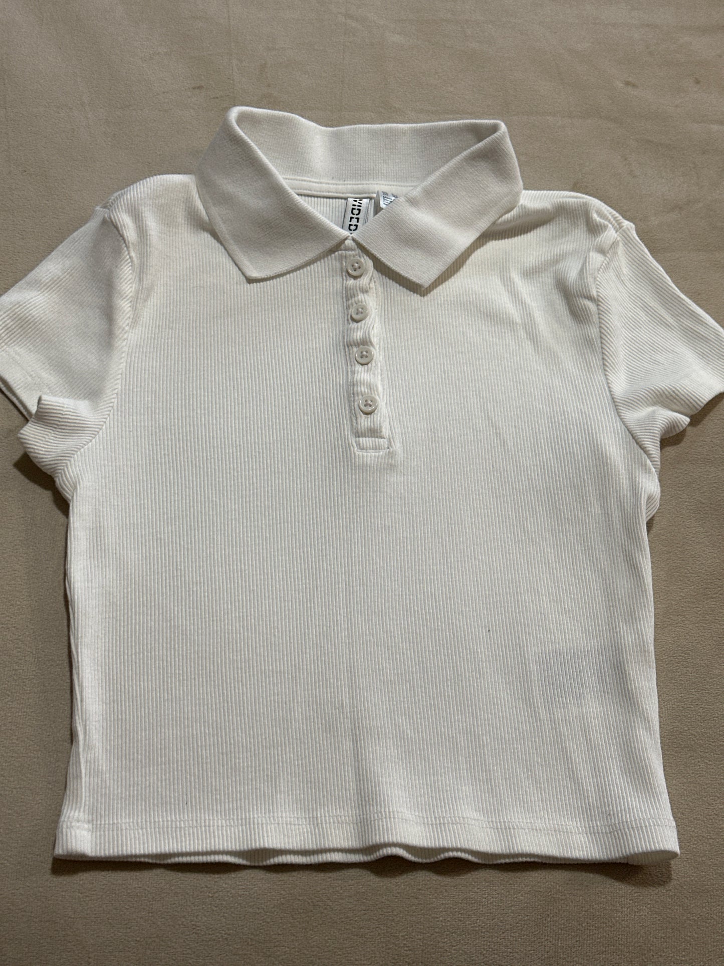 H&M girls collard shirt size small