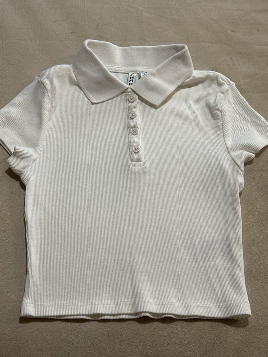 H&M girls collard shirt size small