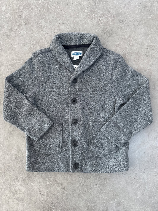Old Navy Sweater-Knit Button-Front Cardigan for boys in Gray