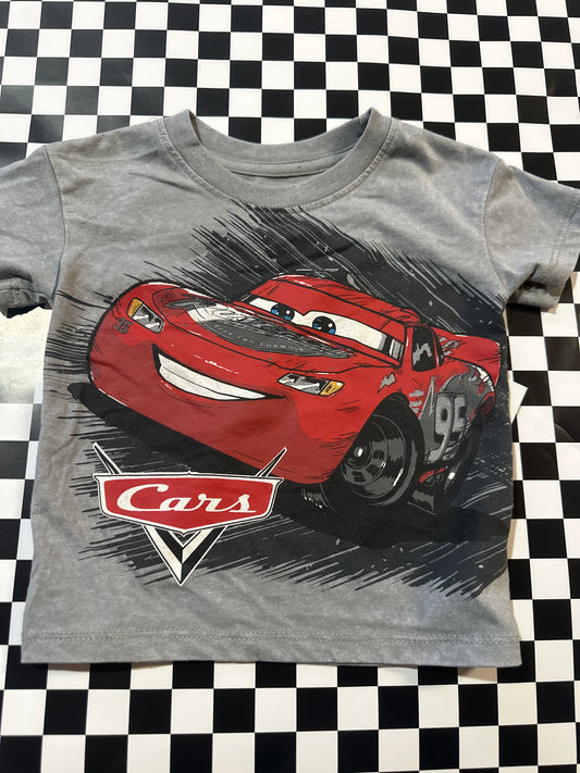 Disney Cars boys Tshirt size 12 months gray