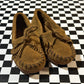 Minnetonka Kilty Hardsole Moccasins shoes size 11