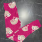 New Carter's Girls Sloth Pajama Set Snug fit Pink