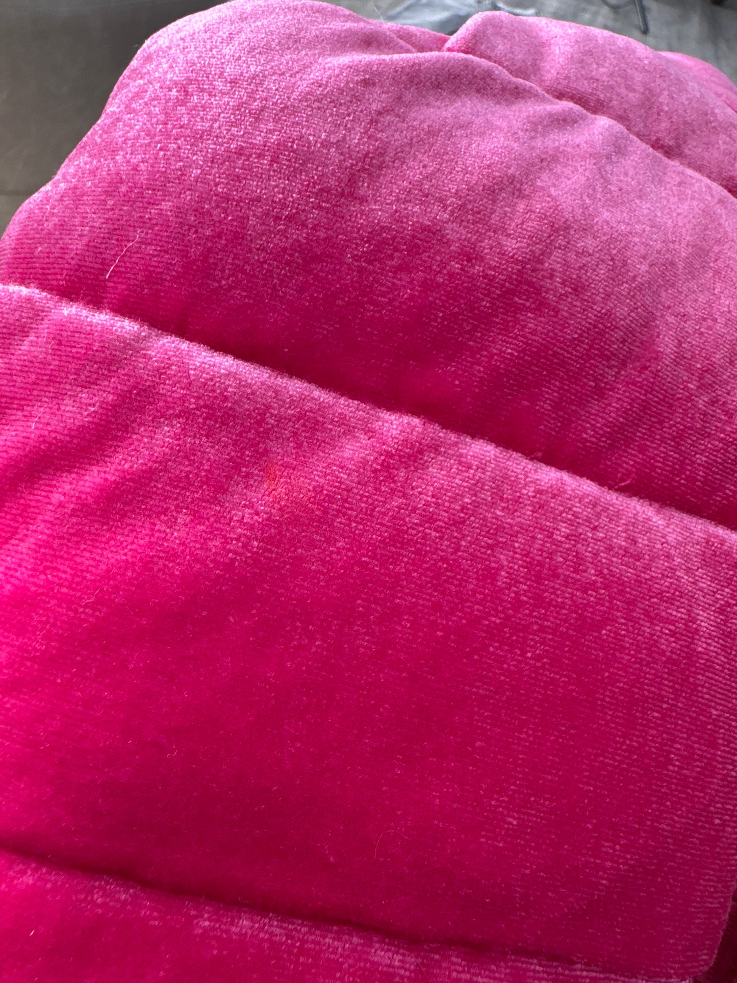 Gymboree fuchsia velvet puffer ves