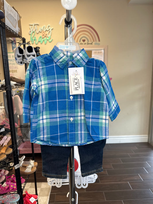 NWT Children’s place two piece set 3-6m