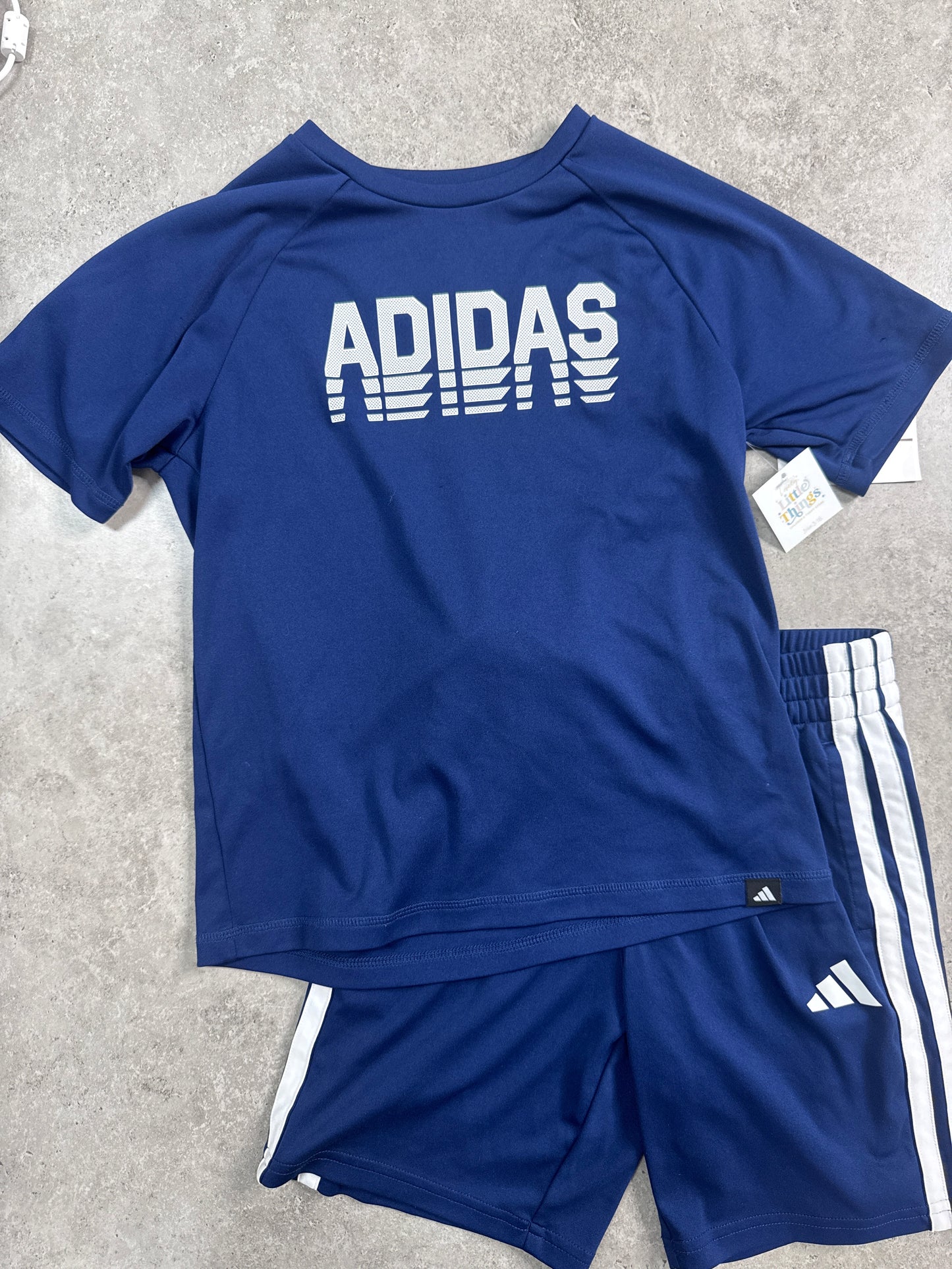 Adidas t-shirt and shorts set