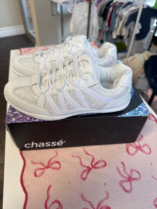 NWT GK Elite Kids' Chasse Flash Glitter Cheer Shoes with box 5