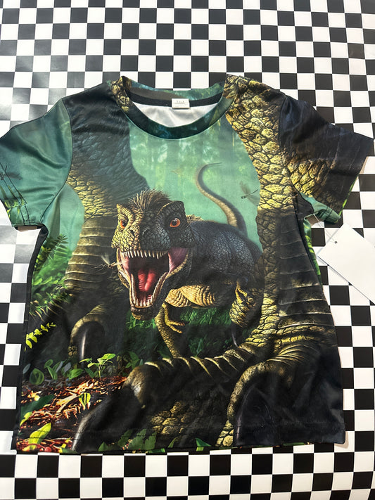 Dino Tshirt size 3T green