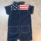 U.S. Polo Assn. denim baby boy stars flag 3-6 months