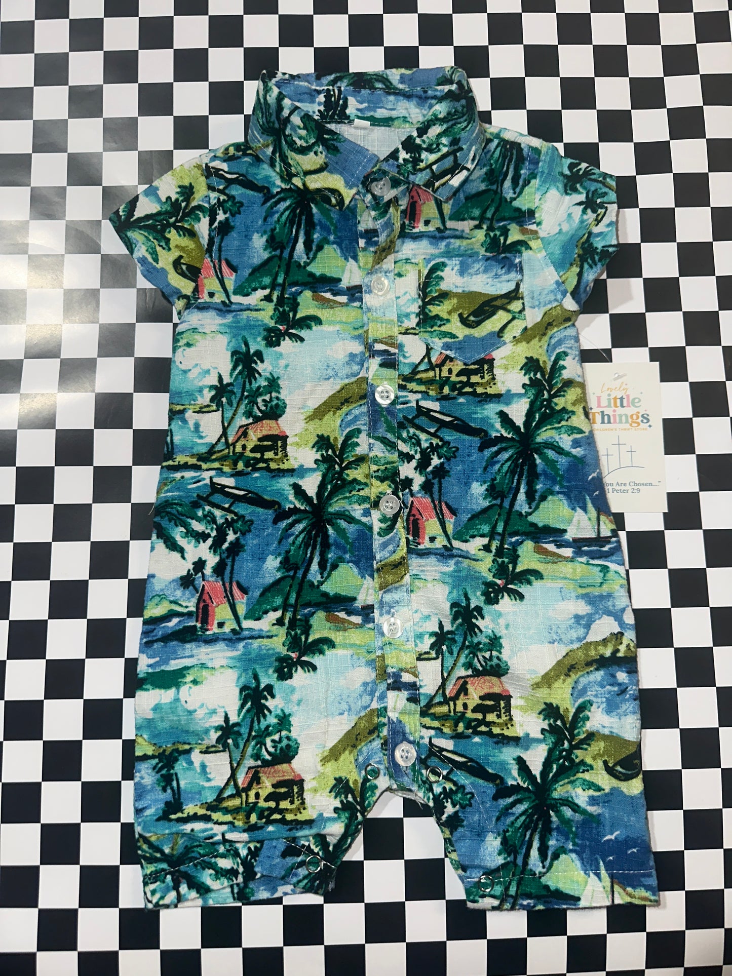Tropical Onesie size 3T