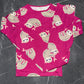 New Carter's Girls Sloth Pajama Set Snug fit Pink