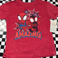 Marvel Red Spidey Tshirt size 4T
