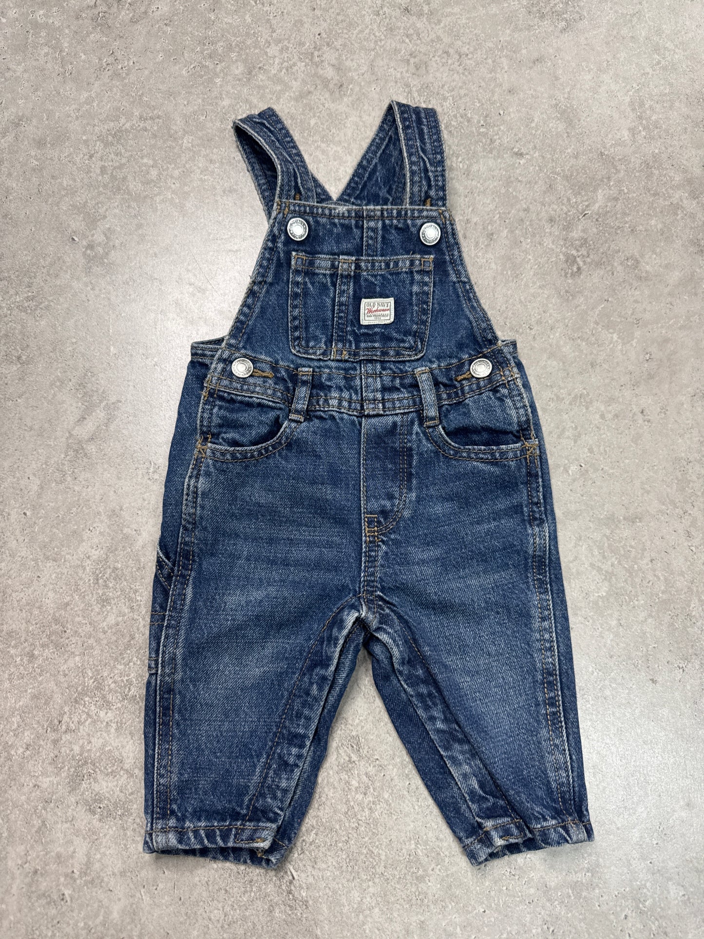 Old Navy blue denim overall