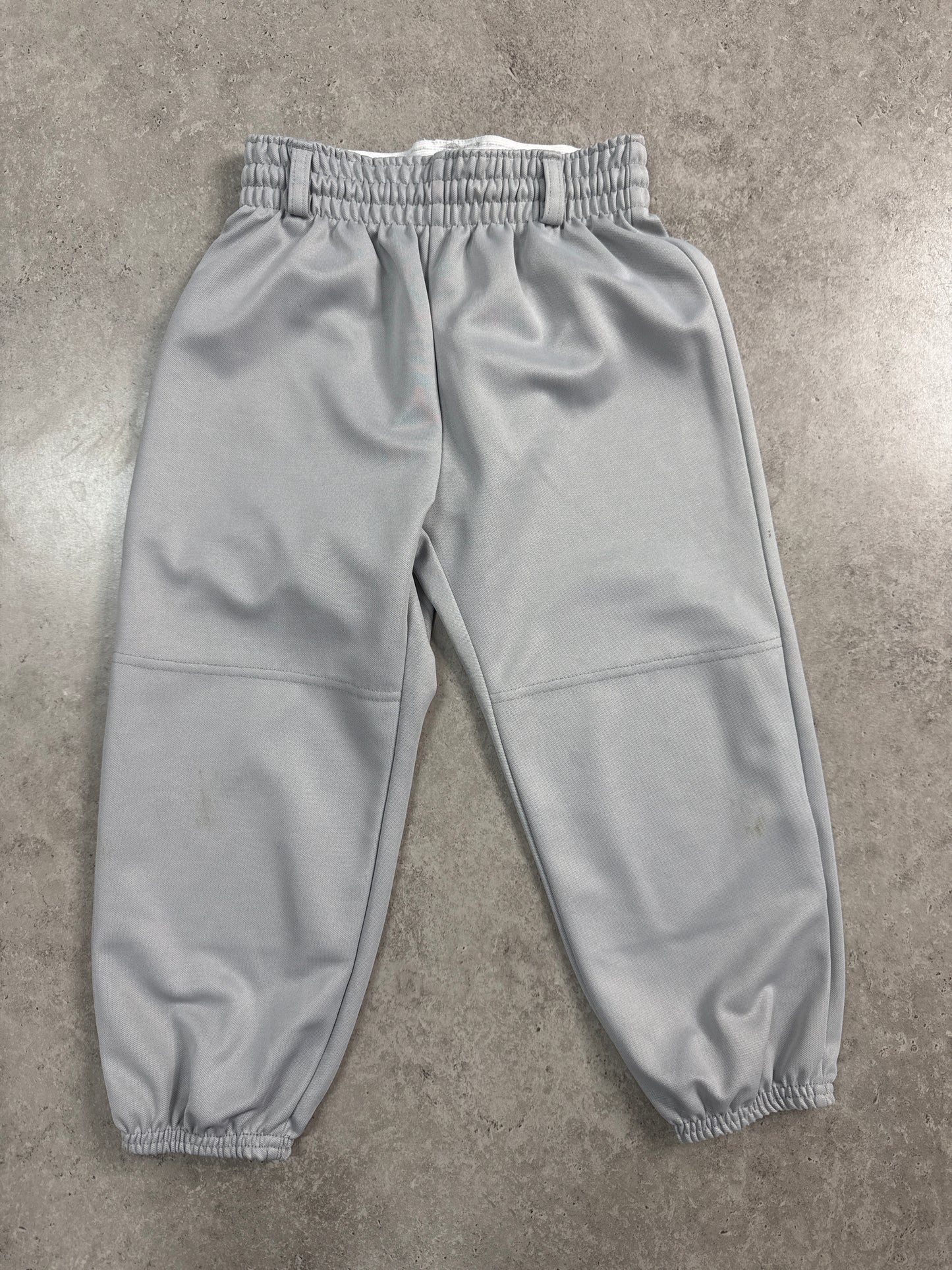 gray athletic baseball pants (with stain)