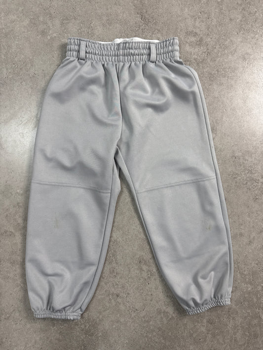 gray athletic baseball pants (with stain)