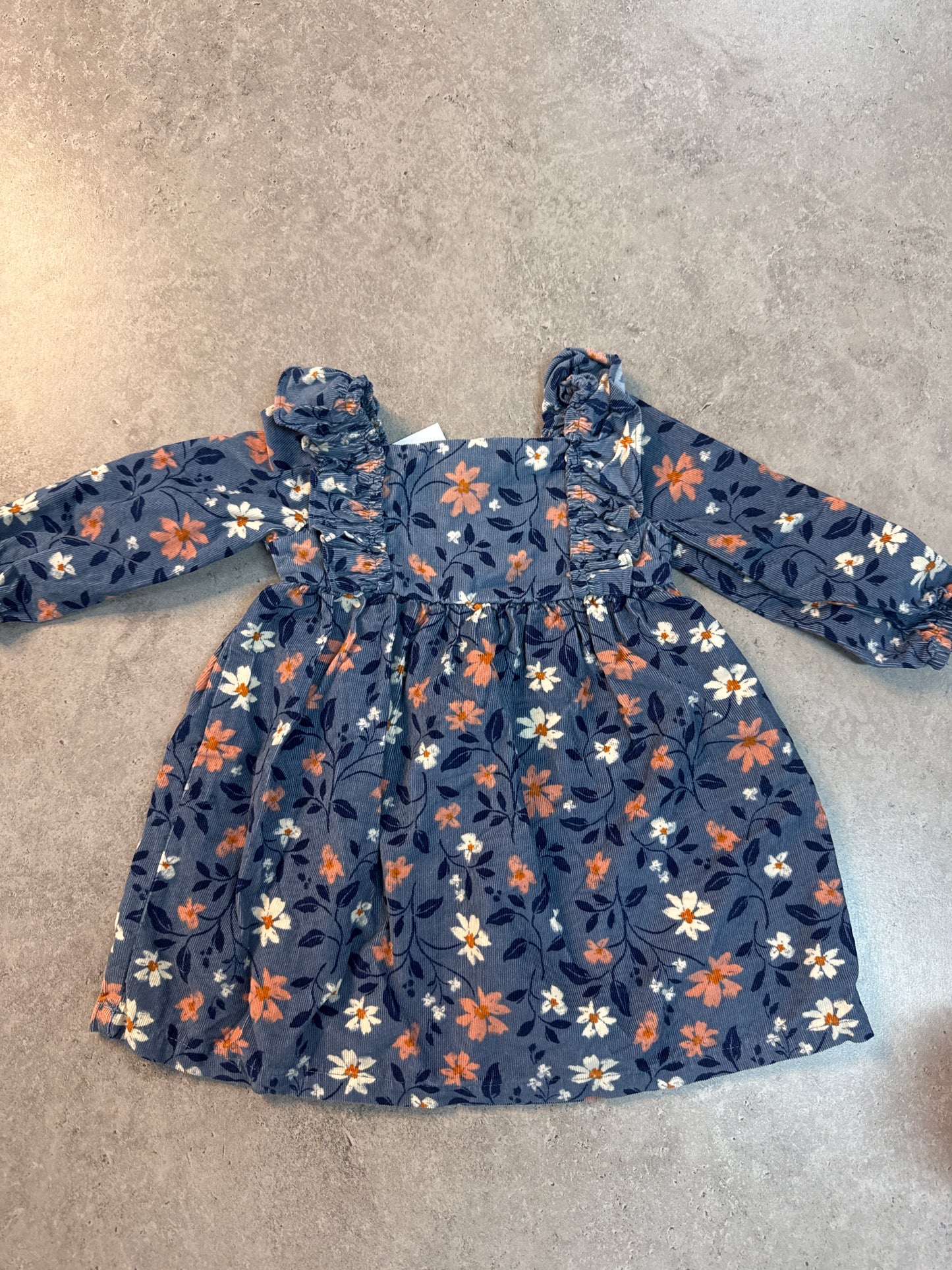 Carters floral ruffle dress 18m