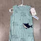 NWT Carter's baby boy's sleeveless shark romper