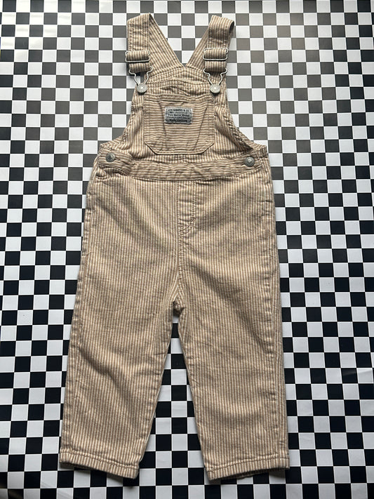 Levi striped overalls size 24M