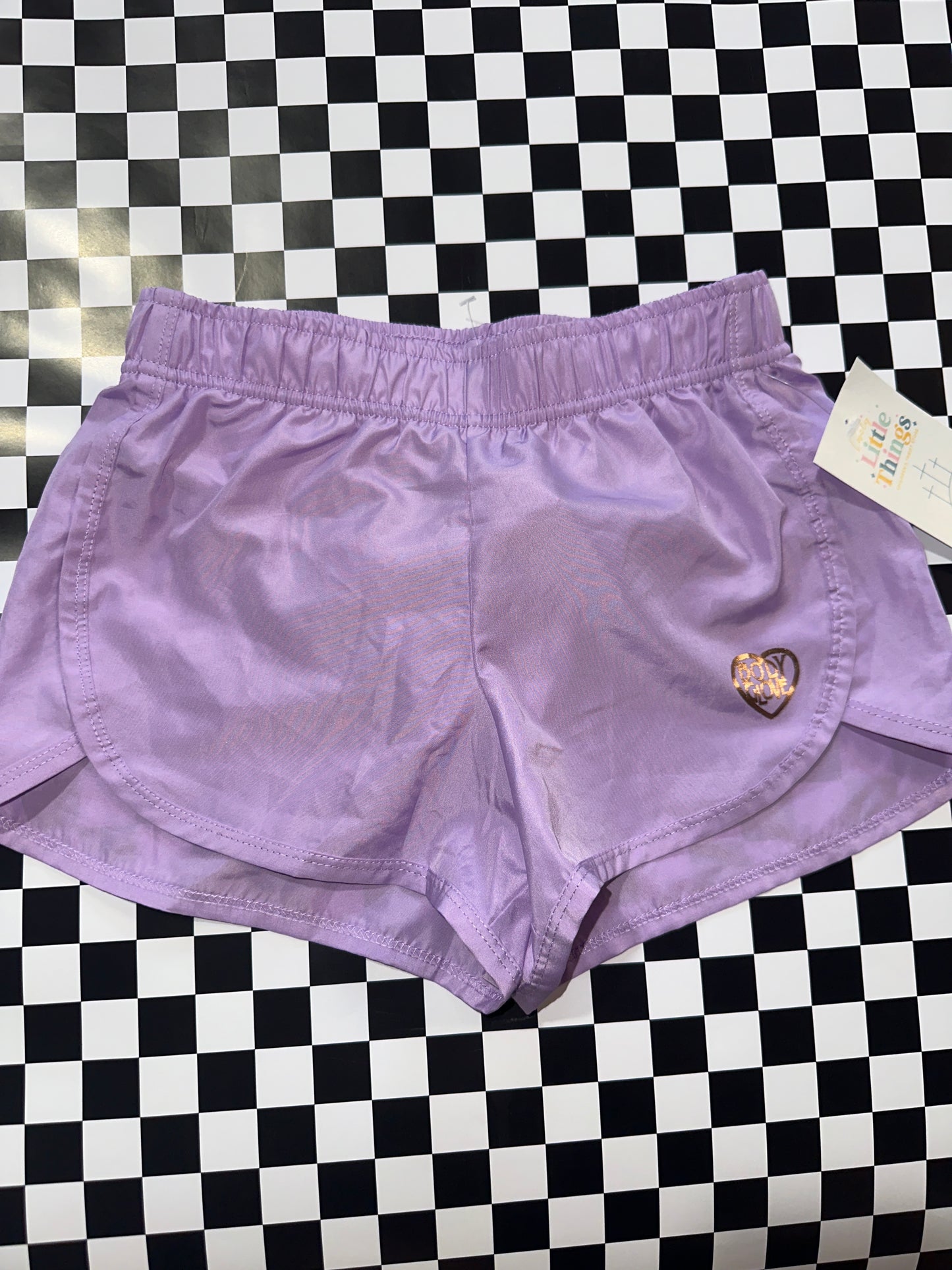 Body Glove Purple Girls Running Shorts size 7