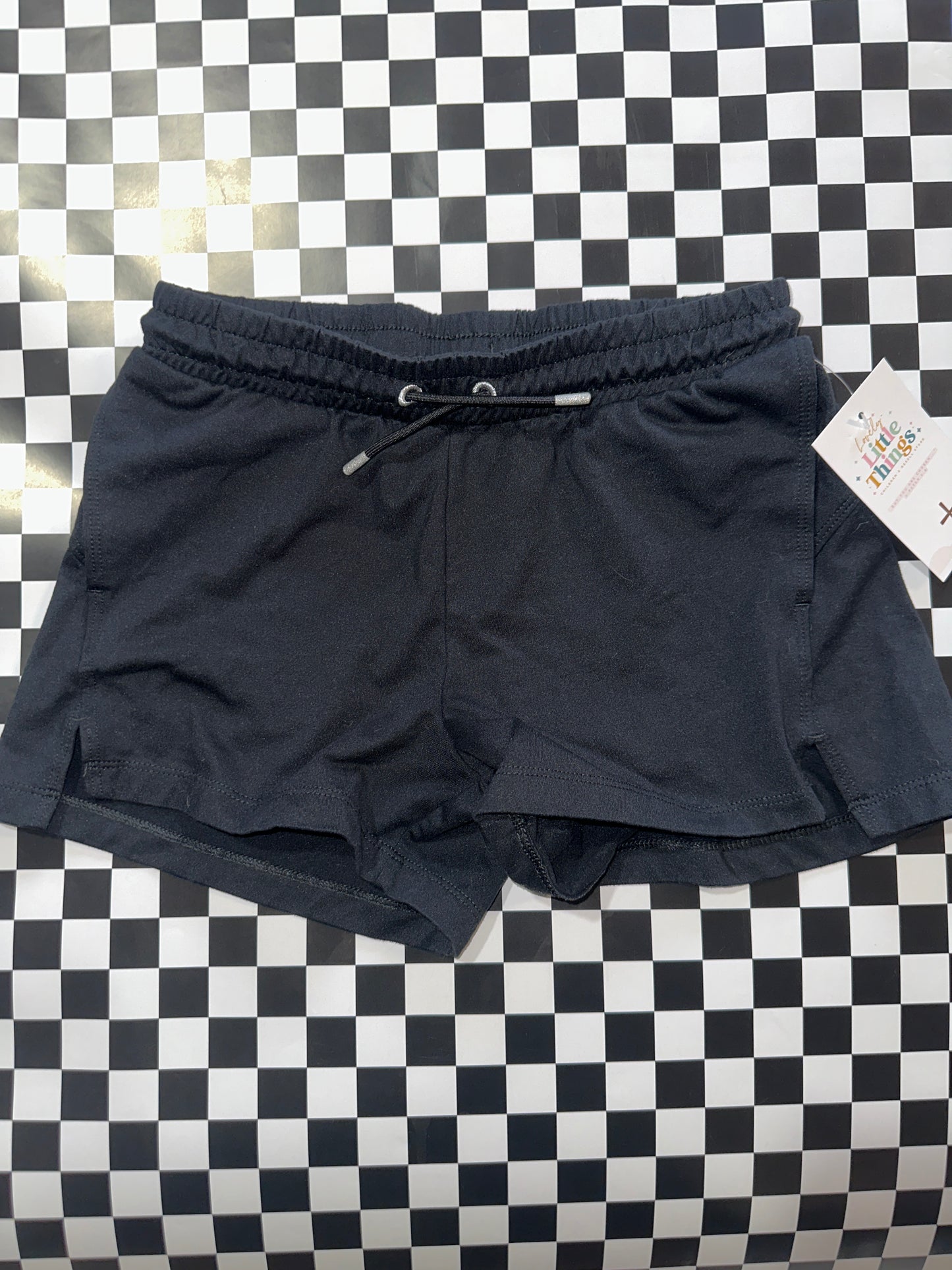 Girls Black Shorts size 8