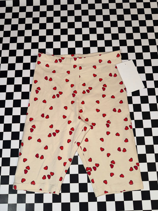 H&M heart biker Shorts size: 7
