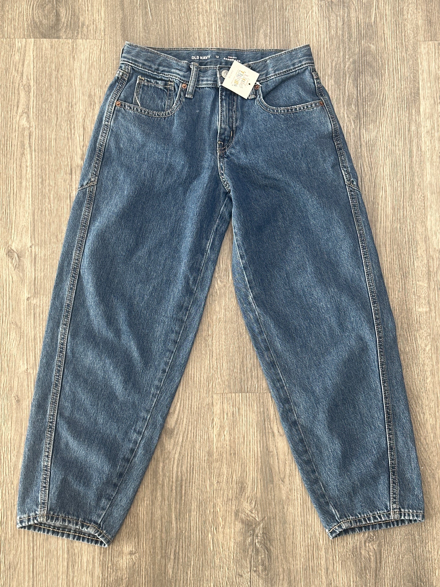 Old Navy High-Waisted Barrel Ankle Jeans