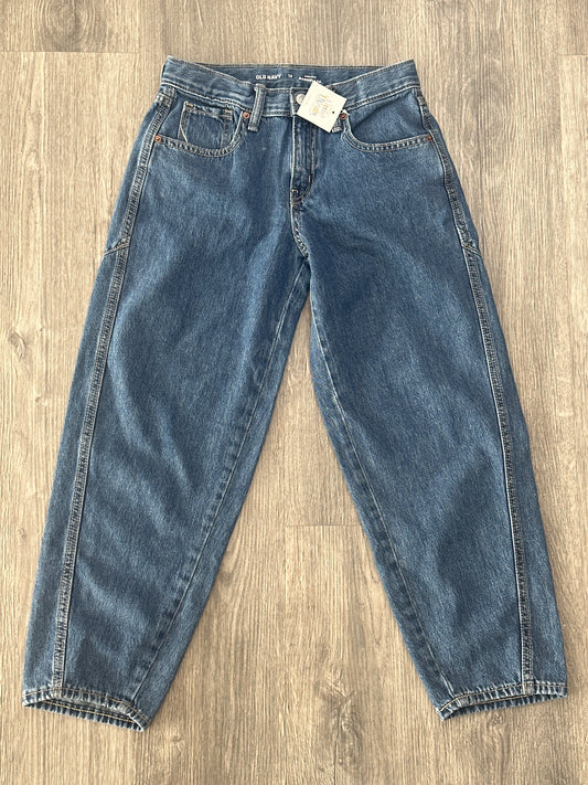 Old Navy High-Waisted Barrel Ankle Jeans