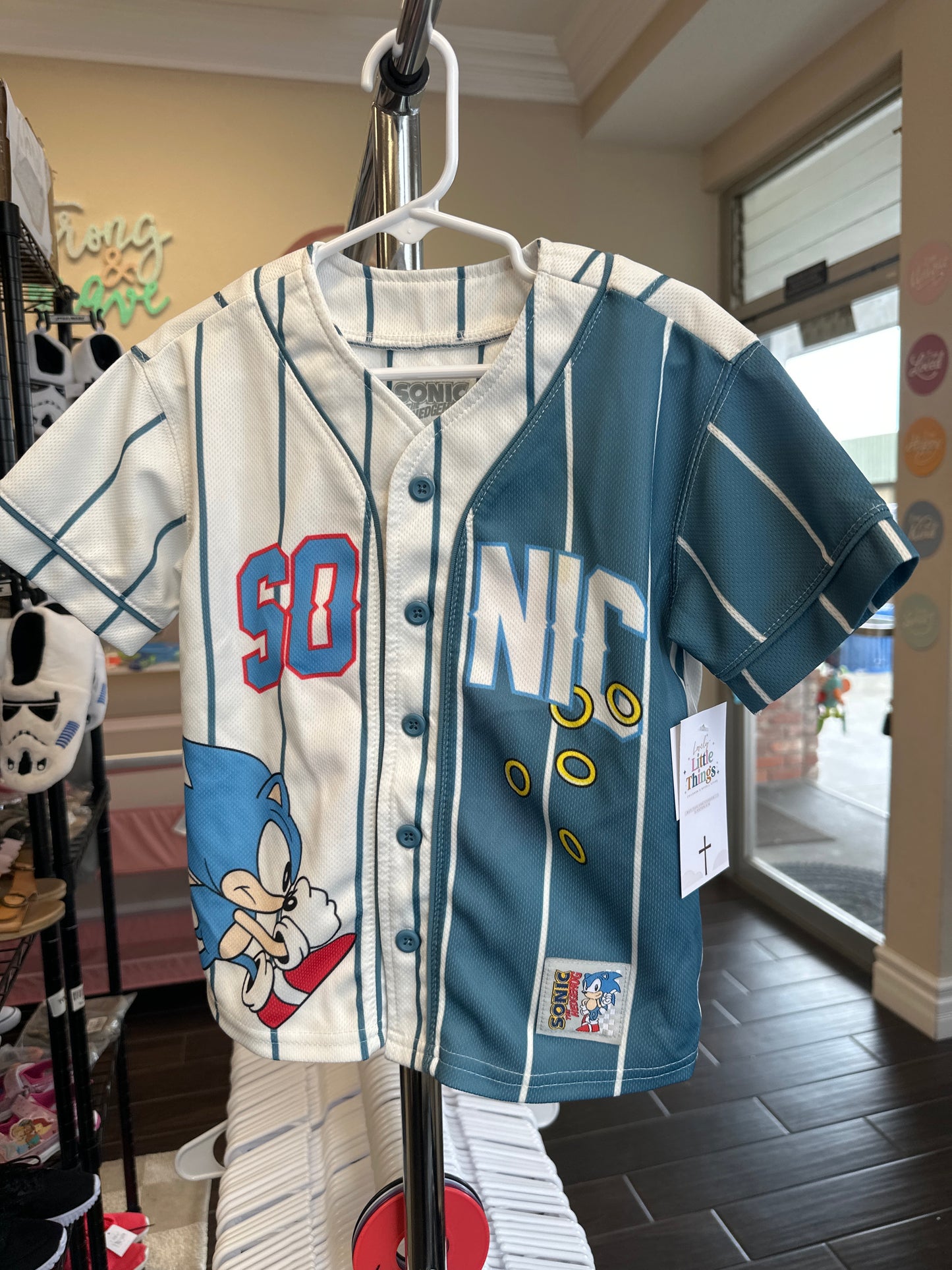 Sonic the Hedgehog Boys' Baseball Jersey