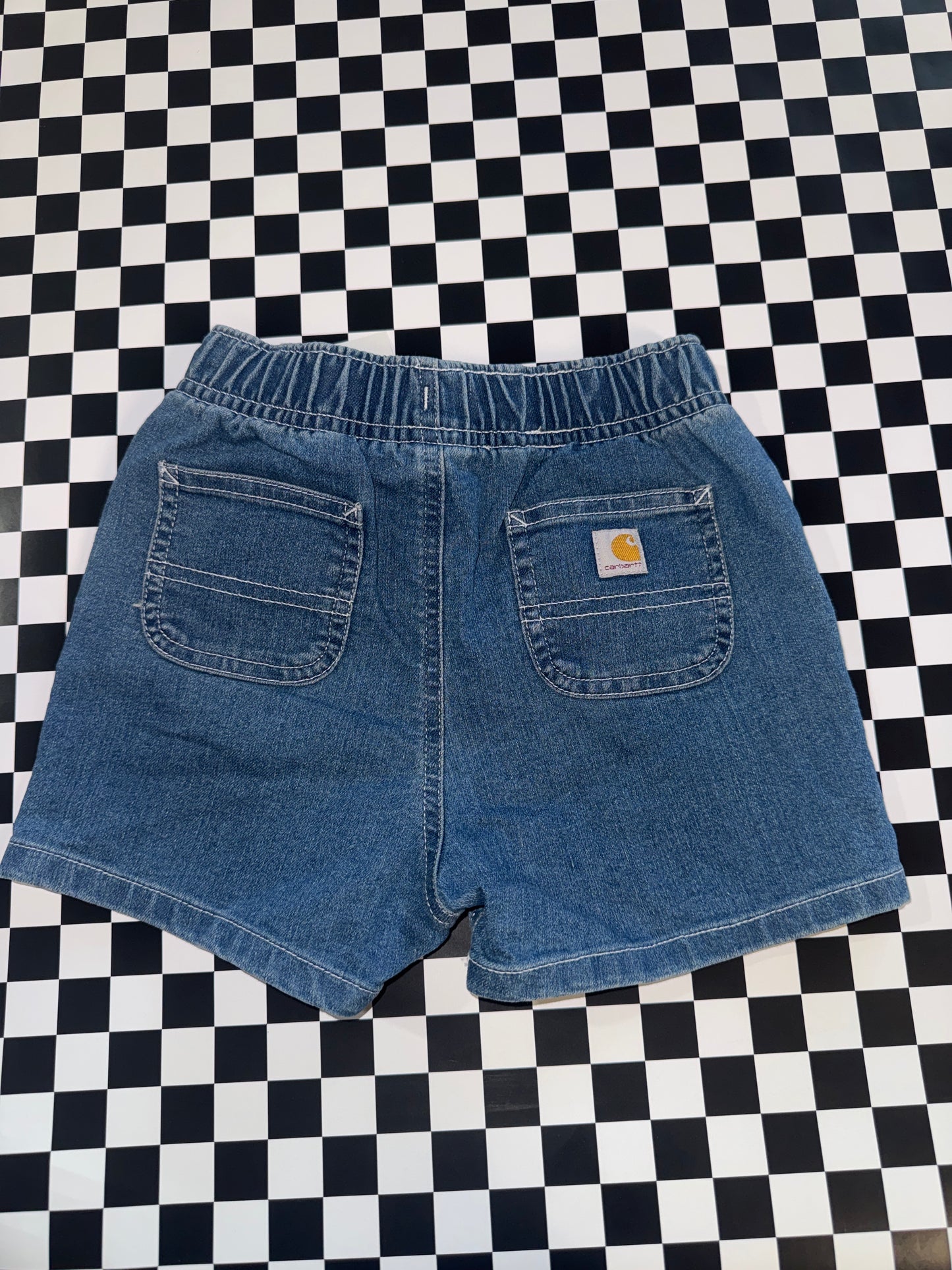 Carhartt Kids blue denim shorts 4T