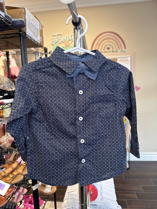 Ben Sherman boys' long-sleeve button-down shirt 12m