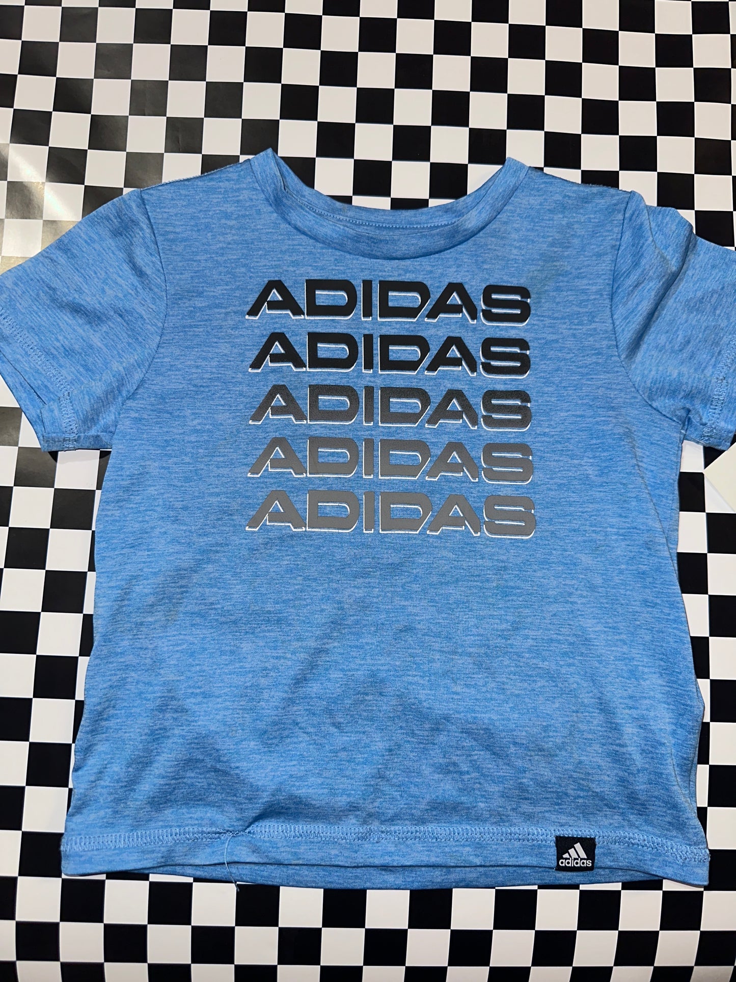 Adidas Boys Athletic Shirt size 3T blue