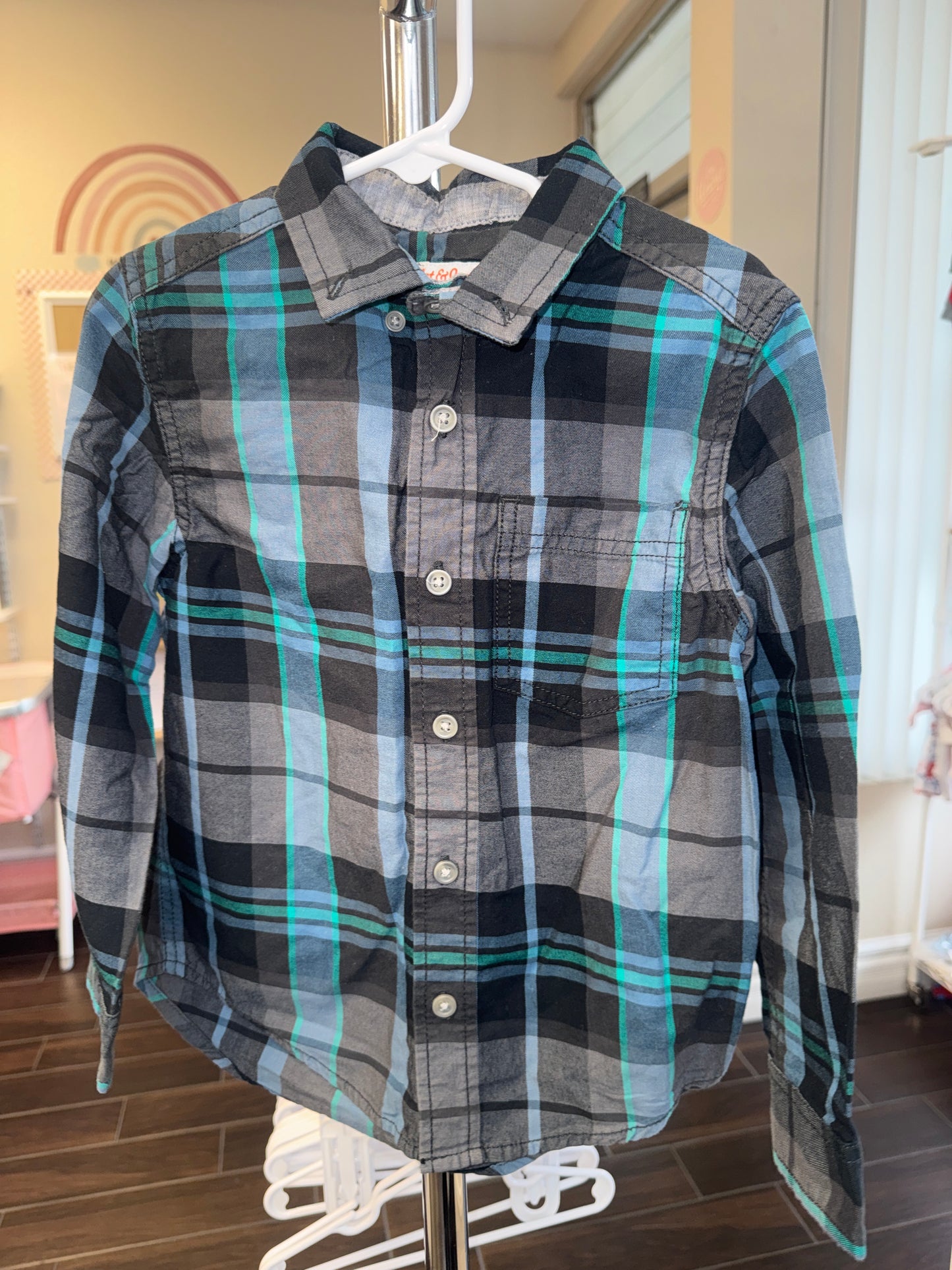 U.S. Polo Assn. denim baby boy stars flag 3-6 months