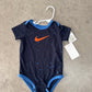 Nike short-sleeve baby bodysuit