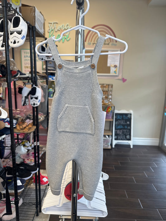 Little Planet Carter's Organic Cotton Sweater Knit Overalls (6m)
