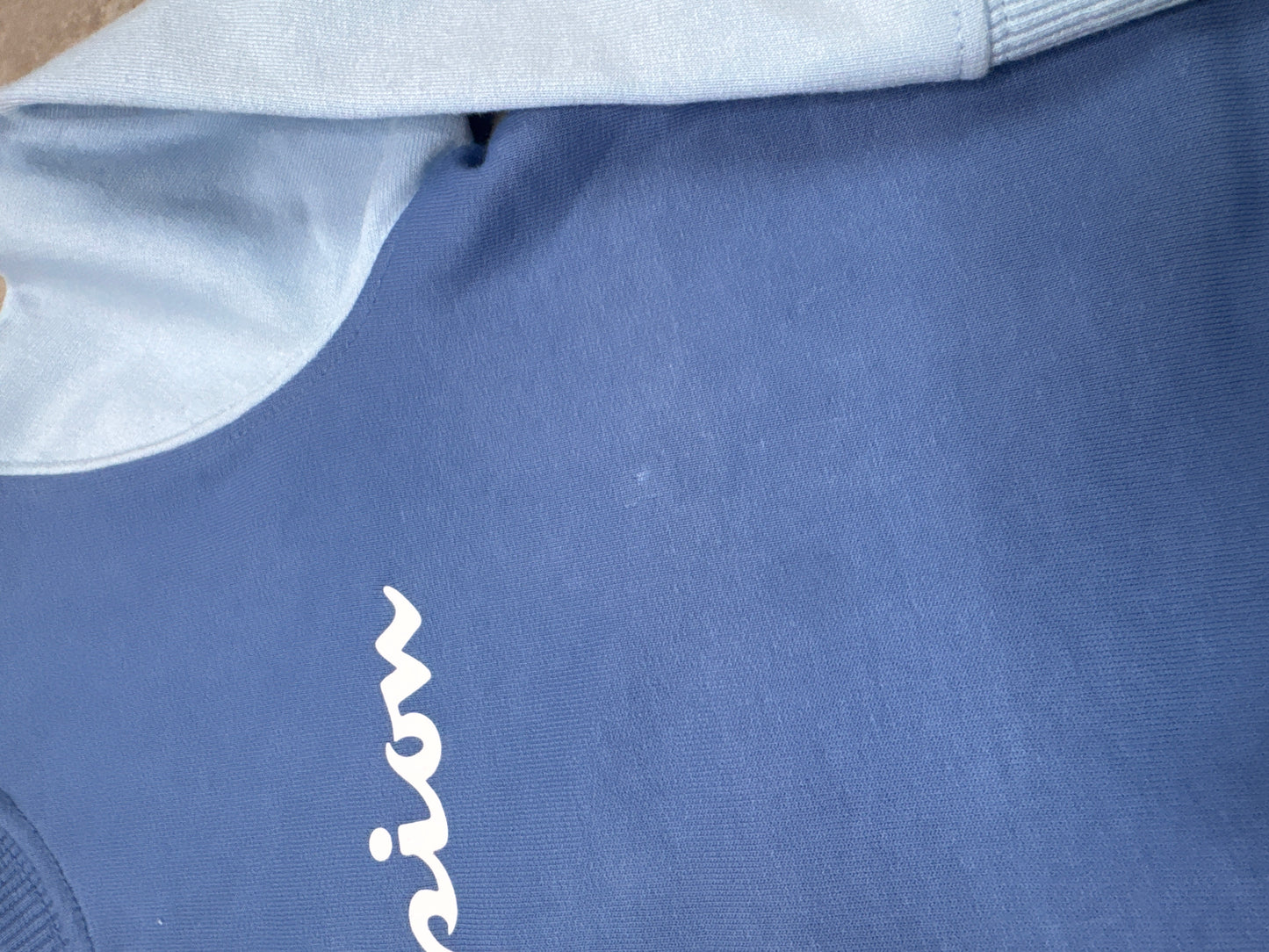 NWT

Champion infant blue color block sweatshirt and jogger set